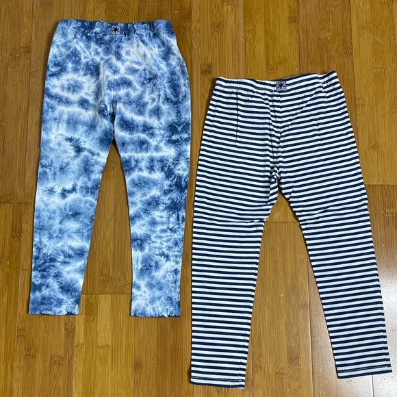 Splendid Other - lot of 2 Splendid little girl print leggings 4/5